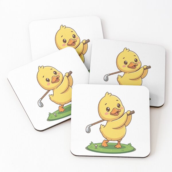 Item preview, Cute Duck Playing Golf designed and sold by Ella_Sketch.