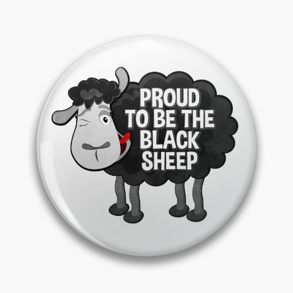 Item preview, Proud to Be the Black Sheep Shirt – Funny Outsider Quote, Rebel Humor Tee, Unique Personality Gift, Introvert Anti Social Design designed and sold by EichStore.