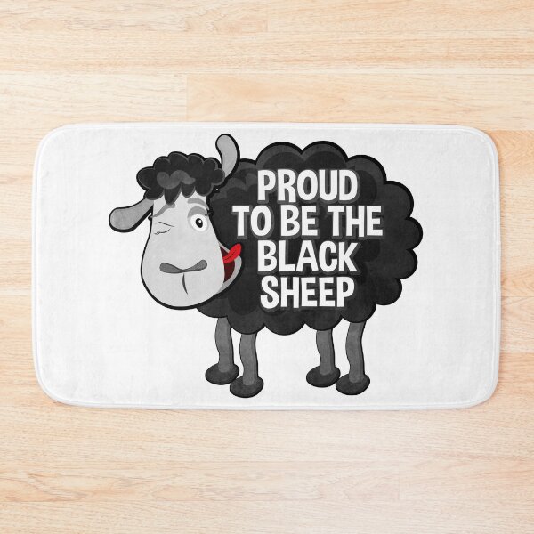Item preview, Proud to Be the Black Sheep Shirt – Funny Outsider Quote, Rebel Humor Tee, Unique Personality Gift, Introvert Anti Social Design designed and sold by EichStore.