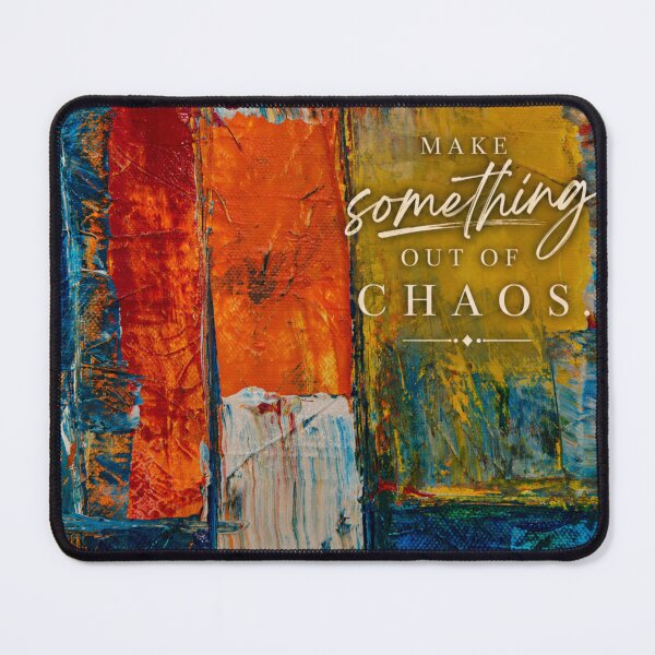 Item preview, Make Something Out of Chaos Abstract Art Print | Motivational Wall Art | Colorful Modern Painting designed and sold by NA-art725.