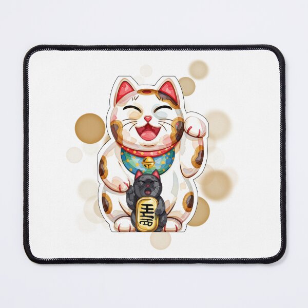 Item preview, Maneki Neko Japanese Lucky Cat Figurines Cute Japan Design designed and sold by iamKRUK.