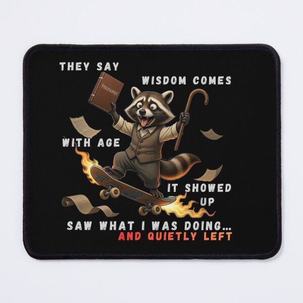 Item preview, They say wisdom comes with age and everyone expects seriousness but this isn’t the quiet wisdom people imagine growing older brings. It’s louder stranger and far more entertaining designed and sold by Creative-Sanc.