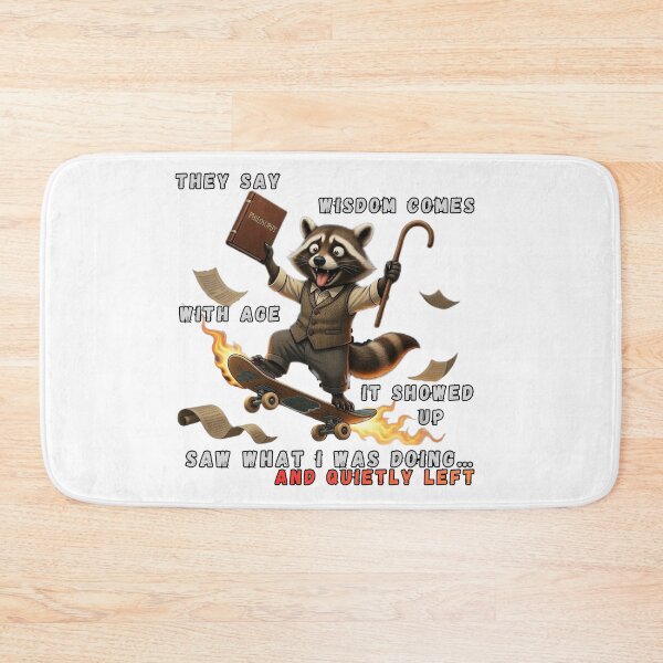 Item preview, They say wisdom comes with age and everyone expects seriousness but this isn’t the quiet wisdom people imagine growing older brings. It’s louder stranger and far more entertaining designed and sold by Creative-Sanc.