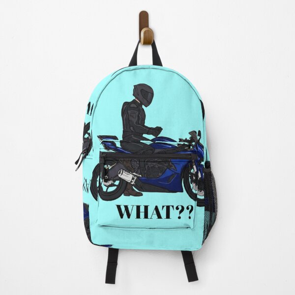 Item preview, Modern Superbike Silhouette - Electric Blue designed and sold by BikerGirl02.