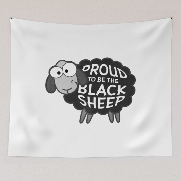 Item preview, Dark Humor Shirt – Proud to Be the Black Sheep, Sarcastic Funny Quote Tee, Weird Humor Design, Anti Social Edgy Shirt designed and sold by EichStore.