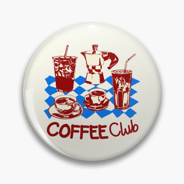 Item preview, Coffee Club Retro Doodle Aesthetic Vintage CafeVibes designed and sold by MaiZephyr.