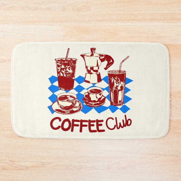 Item preview, Coffee Club Retro Doodle Aesthetic Vintage CafeVibes designed and sold by MaiZephyr.