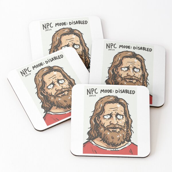 Item preview, NPC Mode Disabled Bored Jesus Meme designed and sold by Piotrek0001.