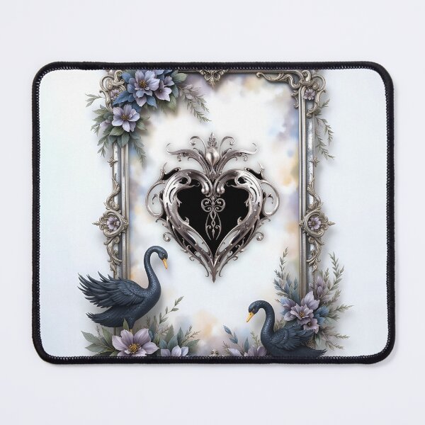 Item preview, Black Swan Wedding Frame – Gothic Romance Love designed and sold by nicky2342.