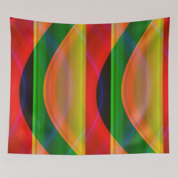 Item preview, Color Spectrum Layers - Abstract Geometric Gradient Background designed and sold by ScreenPin.