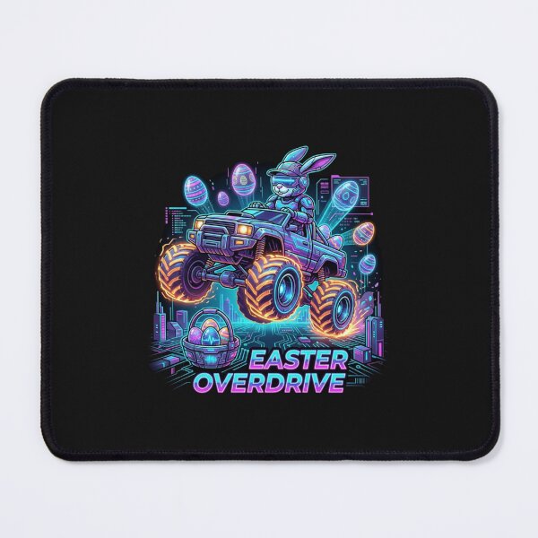 Item preview, Neon Easter Monster Truck Bunny Digital Art designed and sold by nnguyen2771985.