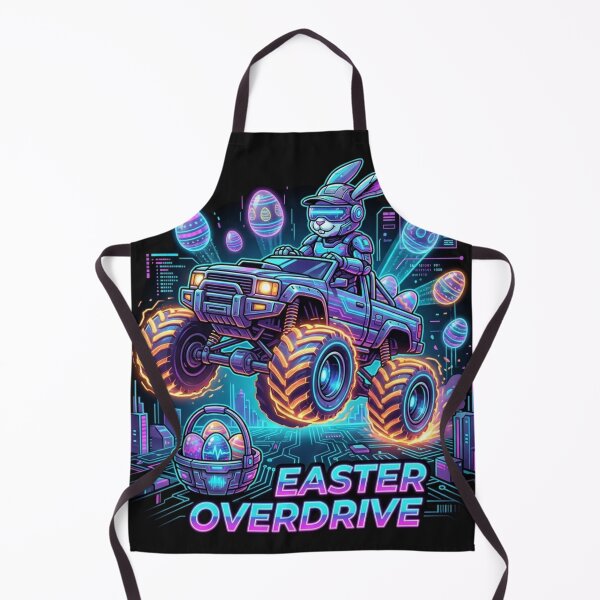 Item preview, Neon Easter Monster Truck Bunny Digital Art designed and sold by nnguyen2771985.