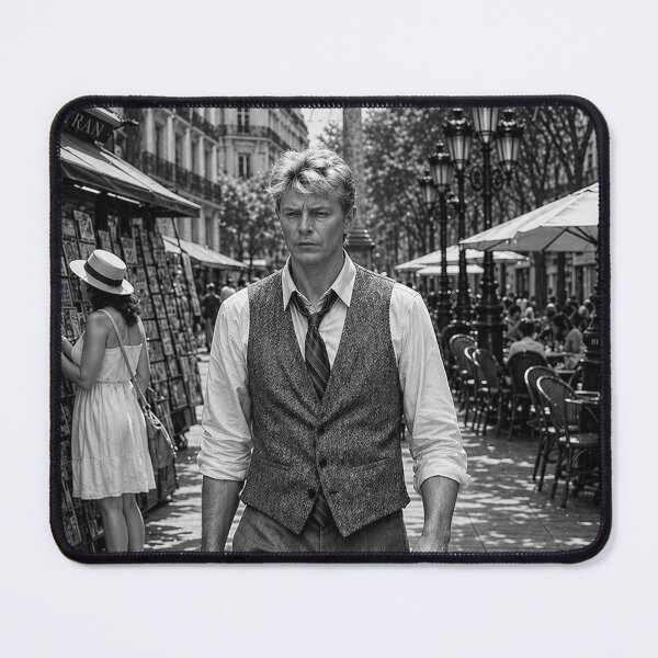 Item preview, David Bowie in Barcelona B&W designed and sold by LuluLeb.