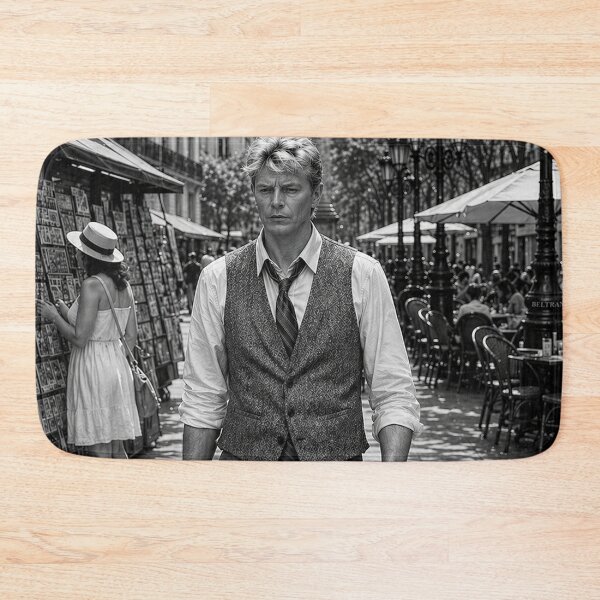 Item preview, David Bowie in Barcelona B&W designed and sold by LuluLeb.
