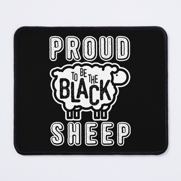 Item preview, Weird Humor Shirt – Proud to Be the Black Sheep, Funny Cool Sheep with Sunglasses, Lustiger Spruch, Sarcastic Meme Design Tee designed and sold by EichStore.