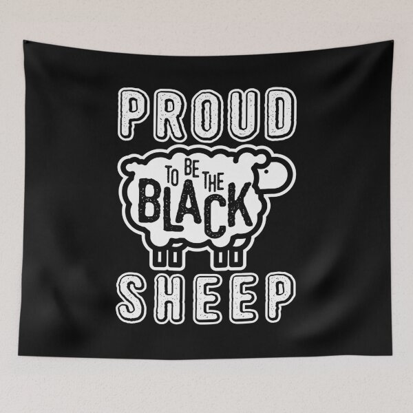 Item preview, Weird Humor Shirt – Proud to Be the Black Sheep, Funny Cool Sheep with Sunglasses, Lustiger Spruch, Sarcastic Meme Design Tee designed and sold by EichStore.