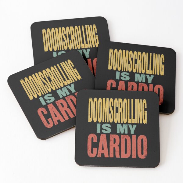 Item preview, Doomscrolling Is My Cardio designed and sold by dudelinart.