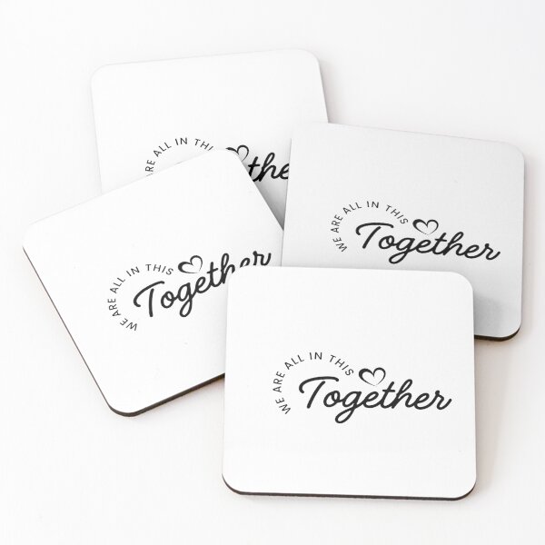 Item preview, We Are All In This Together Shirt | Inspirational Unity Quote Tee designed and sold by DesignerThreads.