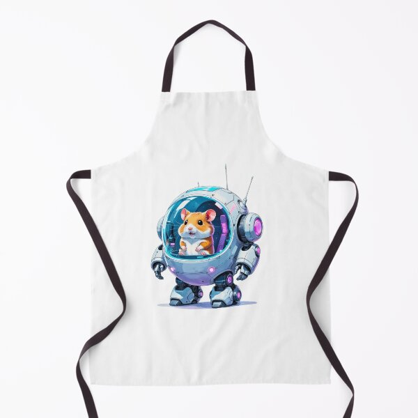 Item preview, Cute Hamster Pilot inside Round Robot Mech Suit Sci-Fi Art designed and sold by AQUILAKREO.