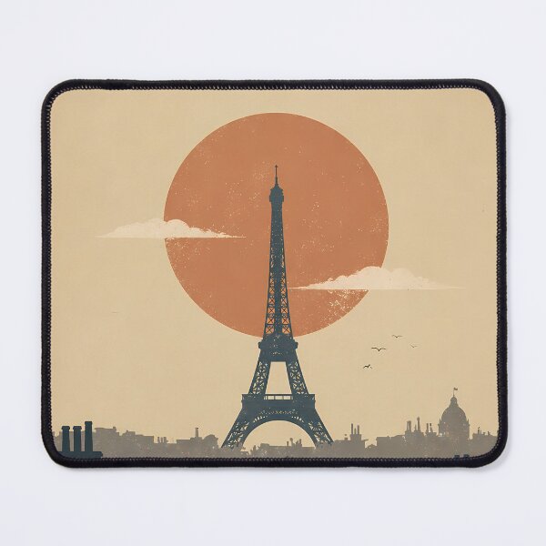 Item preview, Paris Ville de Lumiere Vintage Poster - Eiffel Tower Retro Art designed and sold by Art-Selling.
