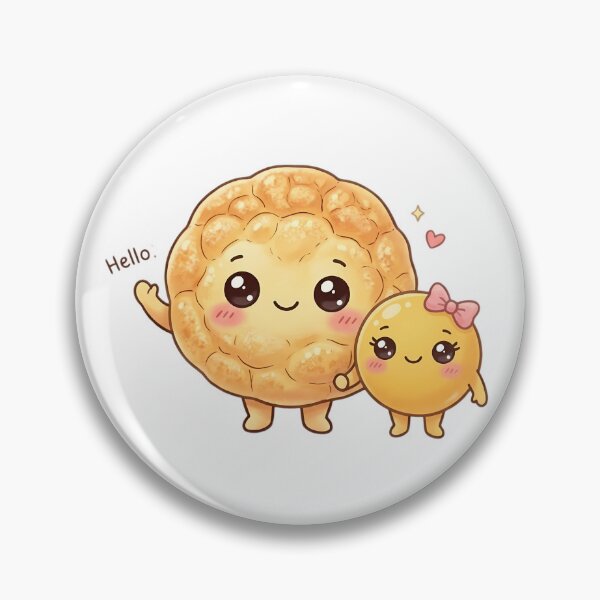 Item preview, Cute Egg Bread and Yolk - Kawaii Breakfast Besties designed and sold by jo-e-basta.