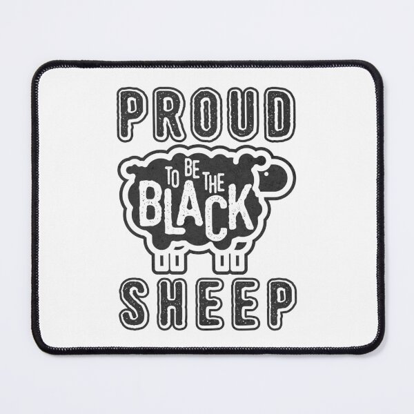 Item preview, Funny Gift Shirt – Proud to Be the Black Sheep, Unique Present Idea, Lustiger Spruch Geschenk, Weird Humor Tee, Gift for Friend designed and sold by EichStore.