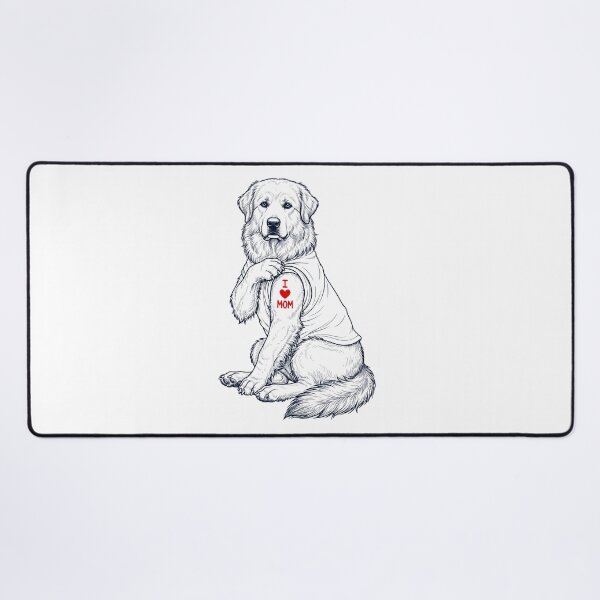 Item preview, Vintage Great Pyrenees Mom Tattoo Dog Lover designed and sold by TerryConnells.