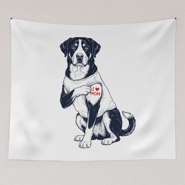 Item preview, Vintage Greater Swiss Mountain Dog Mom Tattoo Dog Lover designed and sold by TerryConnells.