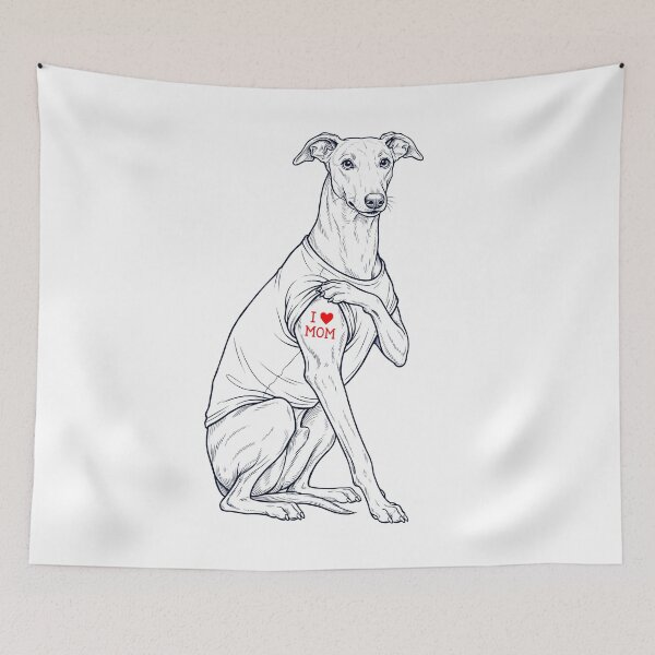 Artikelvorschau, Vintage Greyhound-Mama-Tattoo Hundeliebhaberin entworfen und verkauft von TerryConnells.