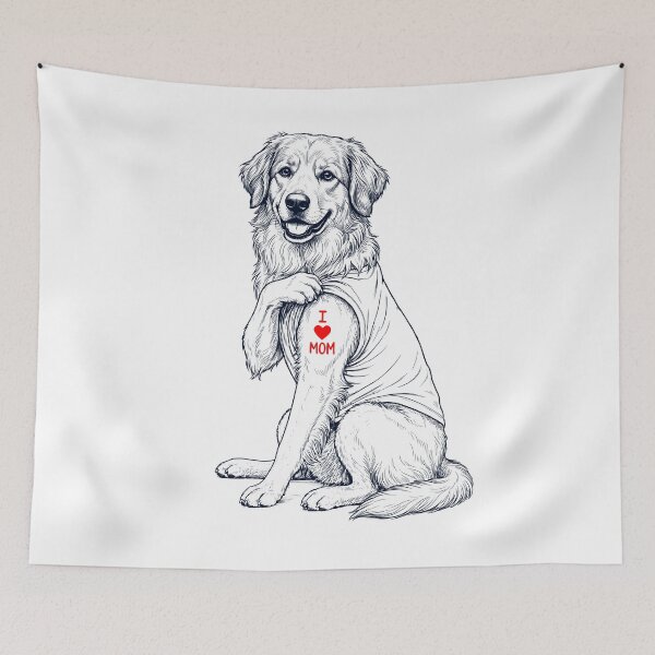 Item preview, Vintage Hovawart Mom Tattoo Dog Lover designed and sold by TerryConnells.