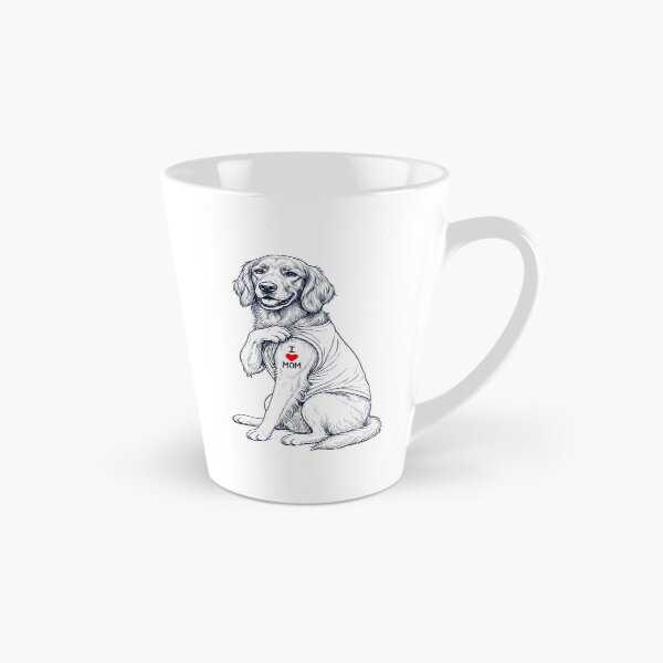 Item preview, Mamá amante de los perros con tatuajes de setter irlandés vintage designed and sold by TerryConnells.