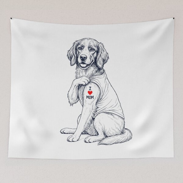 Item preview, Vintage Irish Red And White Setter Mom Tattoo Dog Lover designed and sold by TerryConnells.