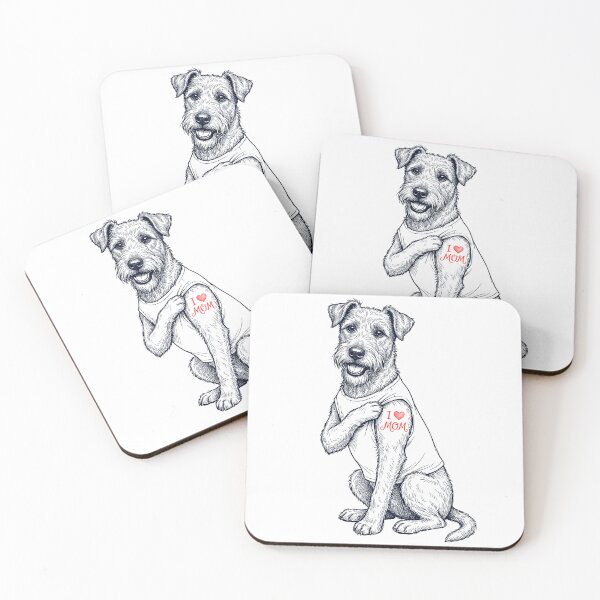 Item preview, Vintage Irish Terrier Mom Tattoo Dog Lover designed and sold by TerryConnells.