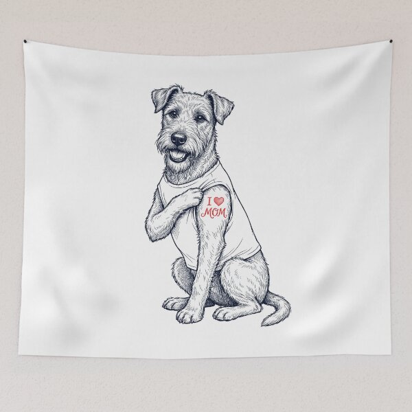 Item preview, Vintage Irish Terrier Mom Tattoo Dog Lover designed and sold by TerryConnells.