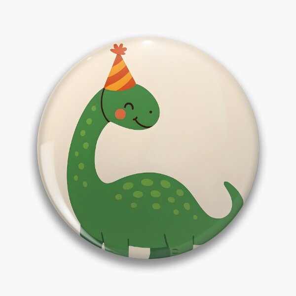 Item preview, Hope Your Birthday Is Dino-Mite – Cute Brachiosaurus Cartoon Design designed and sold by EmeraldeaArt.