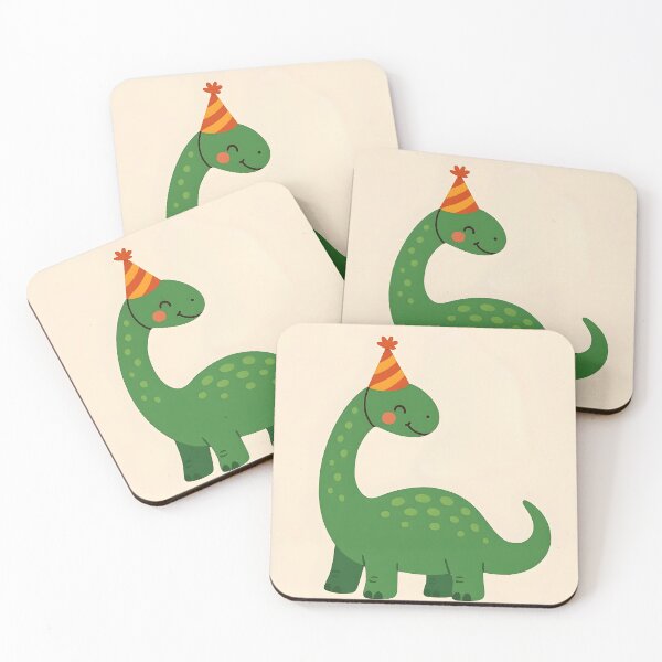 Item preview, Hope Your Birthday Is Dino-Mite – Cute Brachiosaurus Cartoon Design designed and sold by EmeraldeaArt.