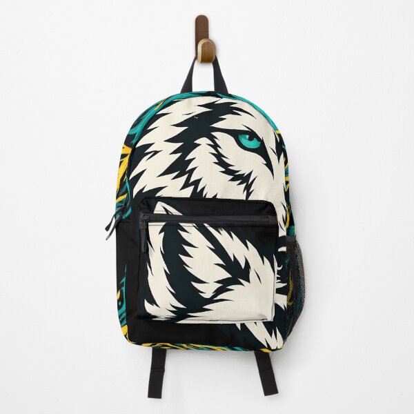Item preview, Mystic Dual-Nature Wolf Tribal Spirit Animal Graphic designed and sold by etuvibes.