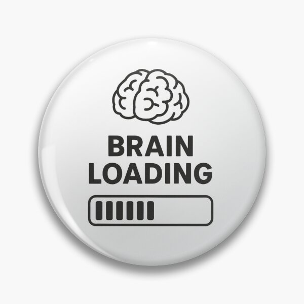 Item preview, Brain Loading – Funny Student Minimalist designed and sold by echoink-studio.