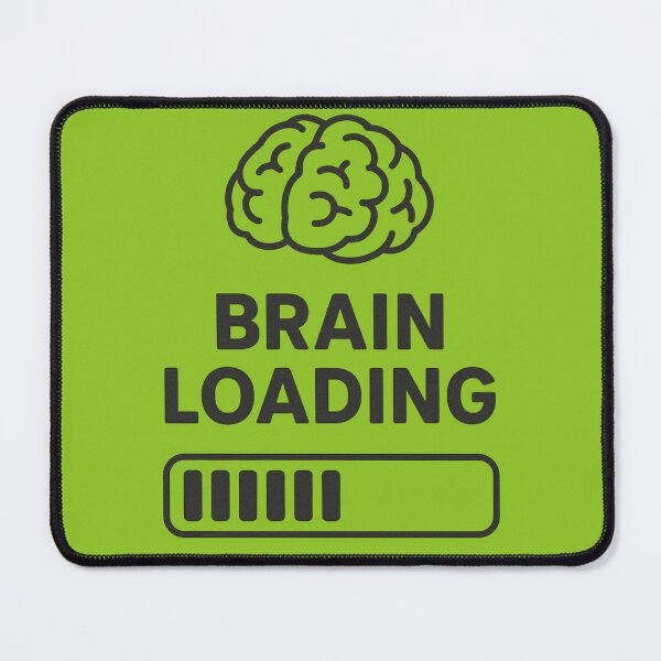 Item preview, Brain Loading – Funny Student Minimalist designed and sold by echoink-studio.