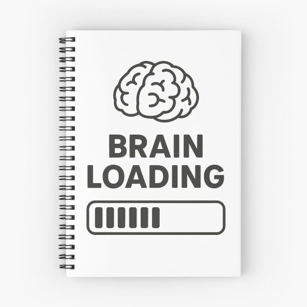 Item preview, Brain Loading – Funny Student Minimalist designed and sold by echoink-studio.