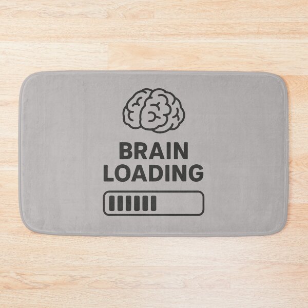 Item preview, Brain Loading – Funny Student Minimalist designed and sold by echoink-studio.