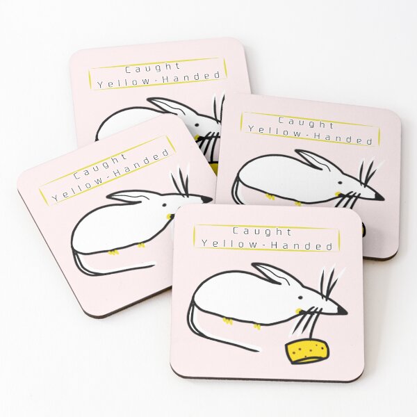 Item preview, Funny Mouse with Cheese | Minimalist Black and White Art designed and sold by LeshanArt.