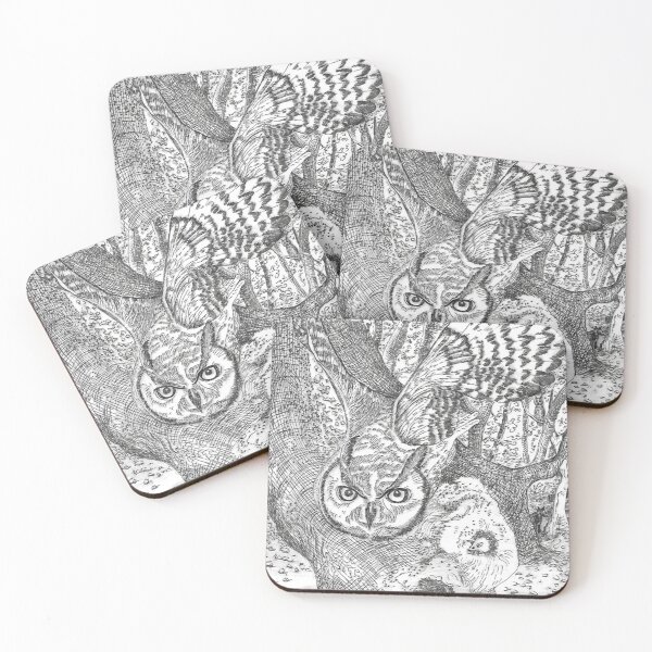 Item preview, Owl in woodlands, hand engraved  designed and sold by MiFree.