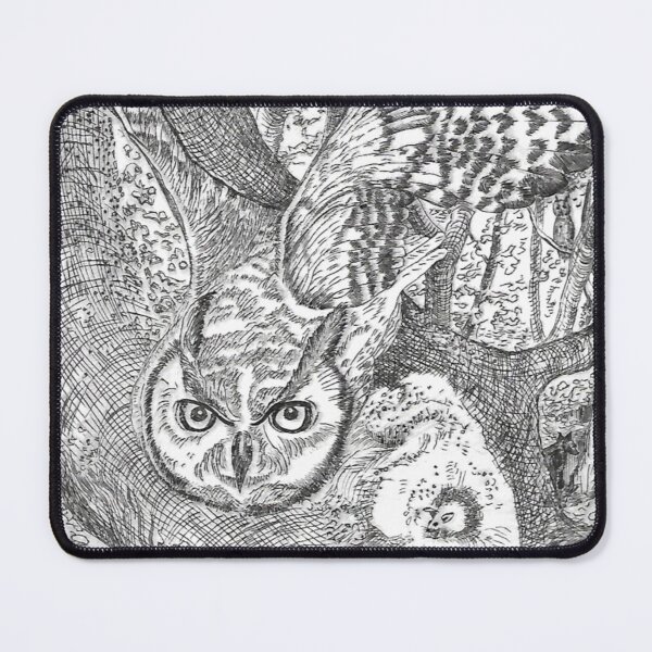 Item preview, Owl in woodlands, hand engraved designed and sold by MiFree.