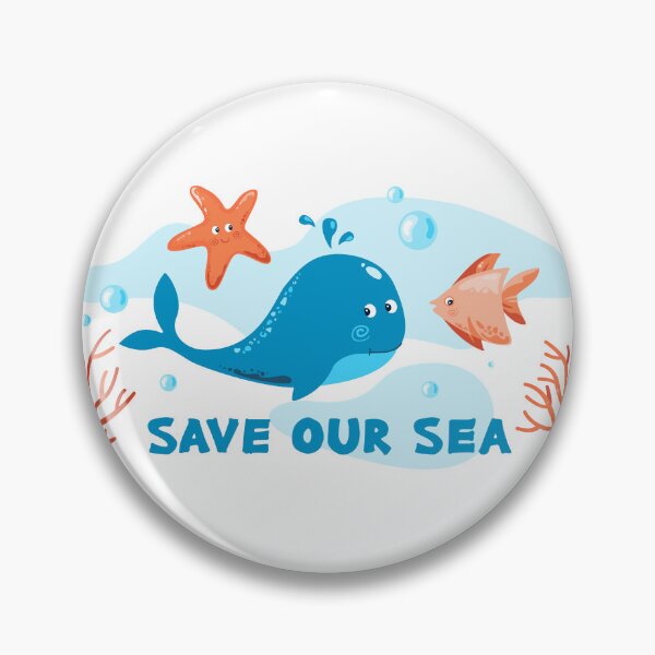 Item preview, Save Our Ocean Cute Whale – Eco Friendly Gift for Kids & Ocean Lovers designed and sold by CHERRY--SHOP.