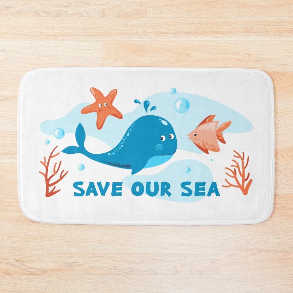 Item preview, Save Our Ocean Cute Whale – Eco Friendly Gift for Kids & Ocean Lovers designed and sold by CHERRY--SHOP.