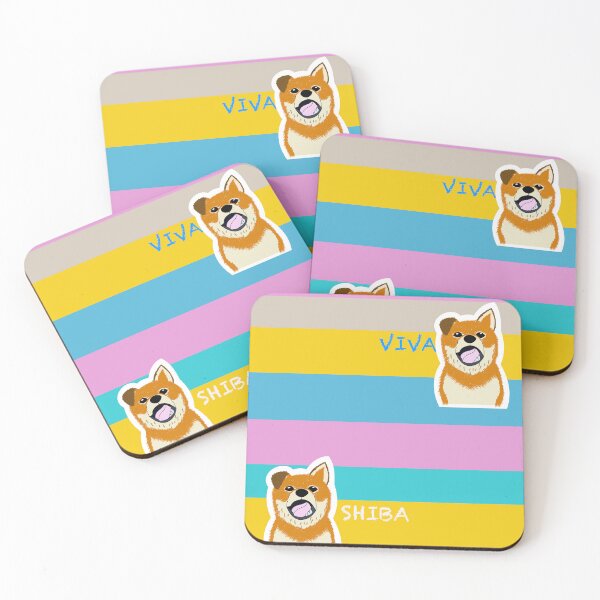 Item preview, Multi stripe with Shiba Inu puppy "kids knit wear1" designed and sold by ShibaCruise-On.