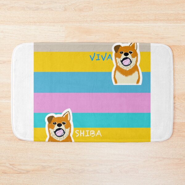 Item preview, Multi stripe with Shiba Inu puppy "kids knit wear1" designed and sold by ShibaCruise-On.