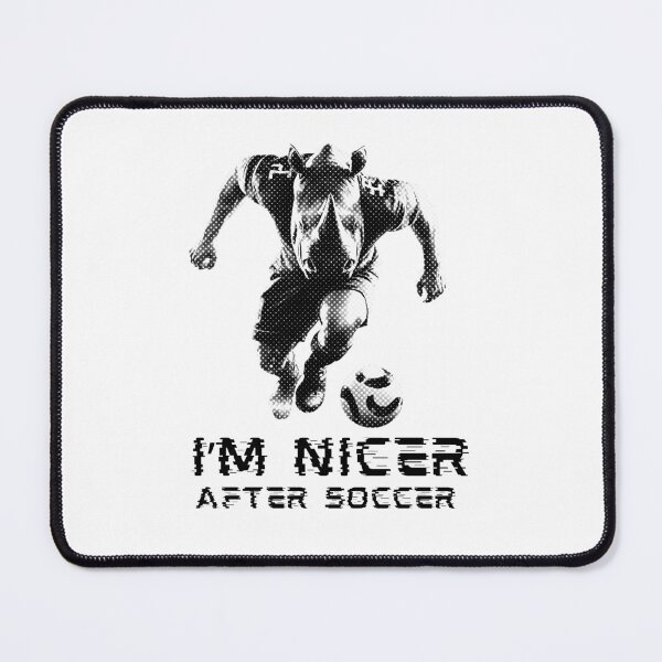 Item preview, I'm Nicer After Soccer Rhino Soccer Player designed and sold by TrueArtsStore.
