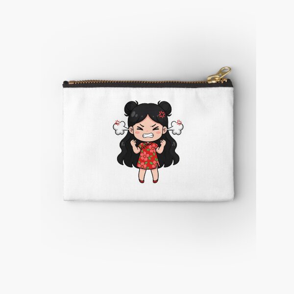 Item preview, Angry Chibi Girl PNG Sticker | Cute Kawaii Anime Emotion Sticker | Funny Cartoon Mood Clipart for WhatsApp & Telegram designed and sold by ashwin131.